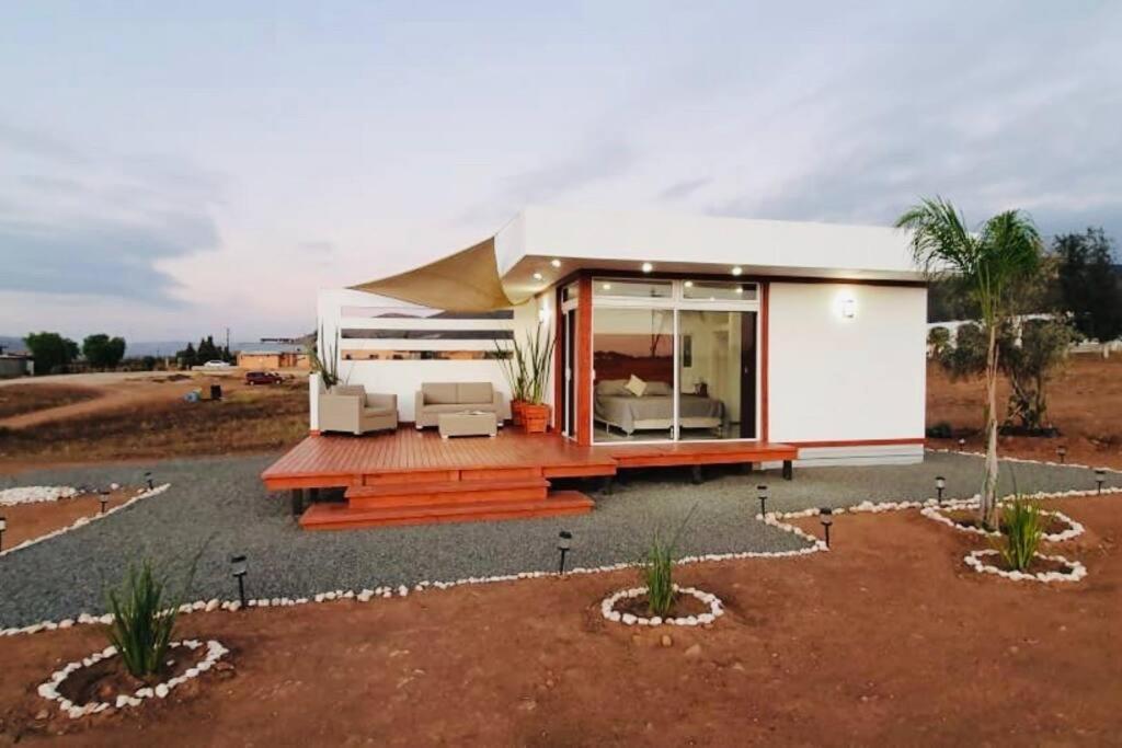 Вилла Cabana El Alamo Con Jacuzzi Валье-де-Гуадалупе Экстерьер фото